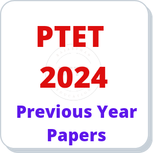 PTET 2024 previous year papers